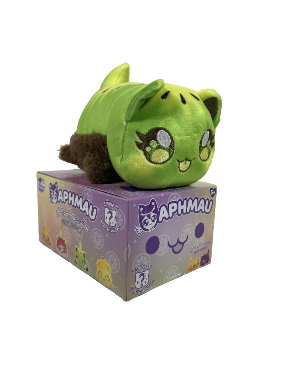 Aphmau MeeMeows KIWI Fruit Cat 6" Plush Limited Edition